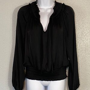 Elegant Black Women's Top
